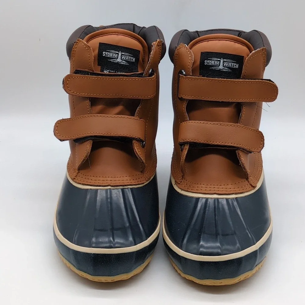 Frogg Toggs Shoes Mens Storm Watch Brown 9 Waterproof Duck Boots Thermolite NEW